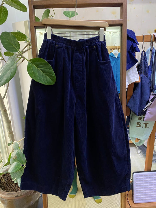 Vintage Kordhose für Damen, lockerer Schnitt, Baumwolle