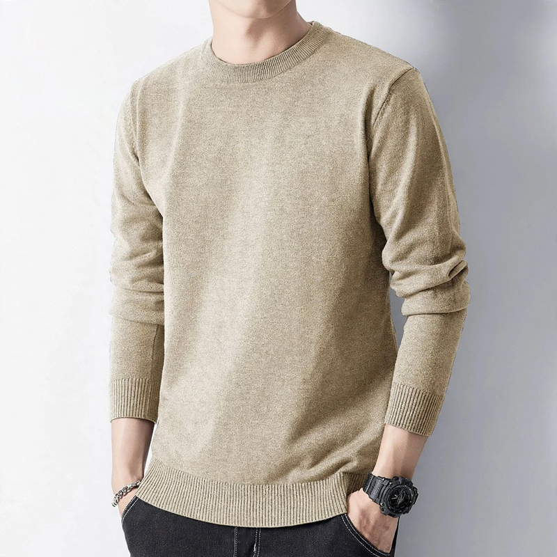 Herren-Rollkragenpullover, warm gefüttert, Winter