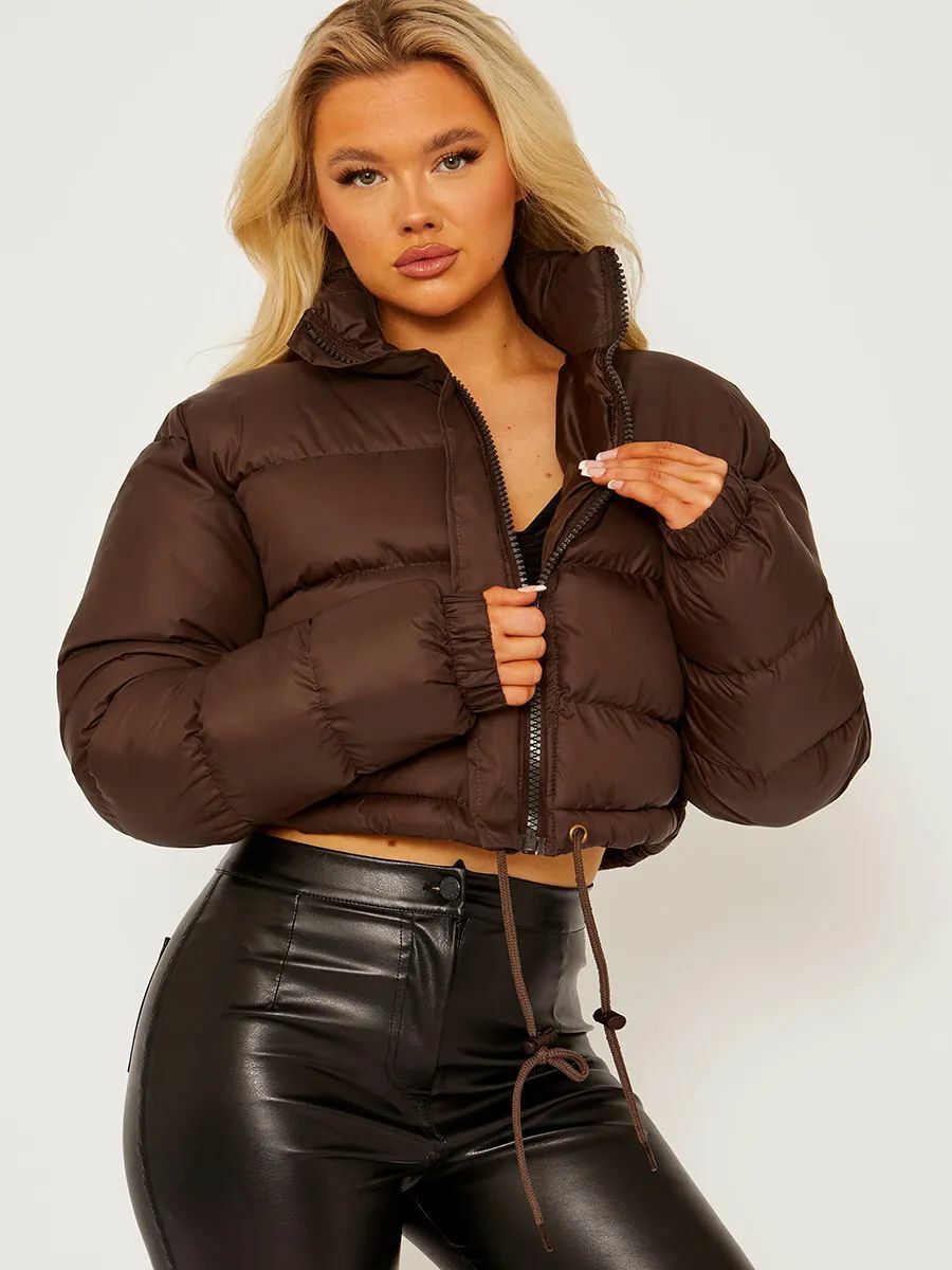 Gesteppte Winterjacke im Oversize-Stil