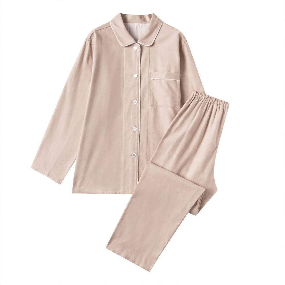 Flanell-Schlafanzug, angeraut, für Paare