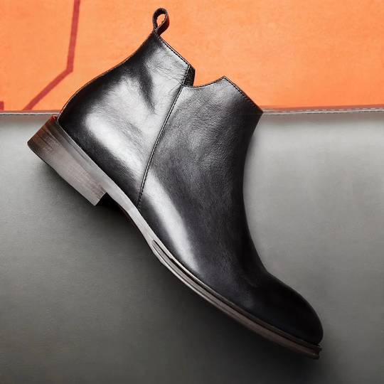 Modische Herren-Chelsea-Boots mit seitlichem Reißverschluss
