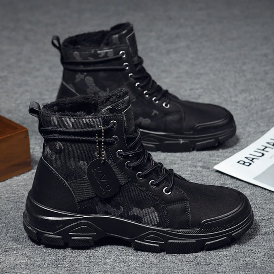 Herren-Arbeitsstiefel, Camouflage, rutschfest, robust