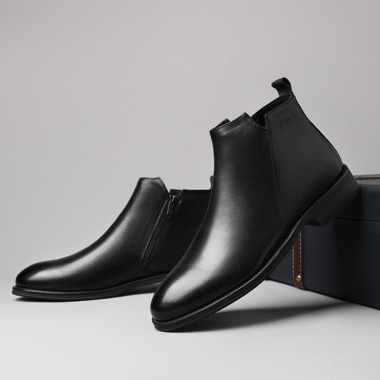 Modische Herren-Stiefel aus Leder