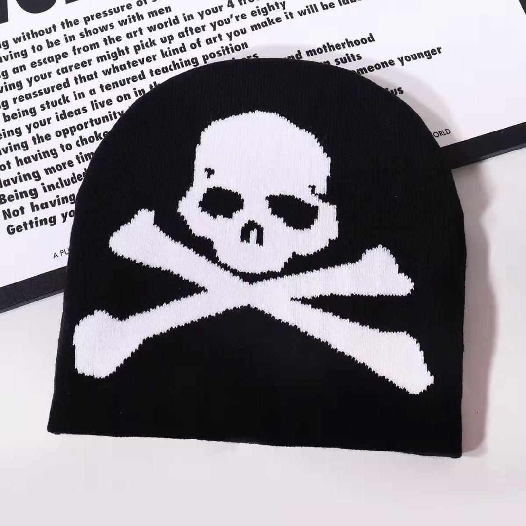 Herren Strickmütze und Schal Set, gefüttert