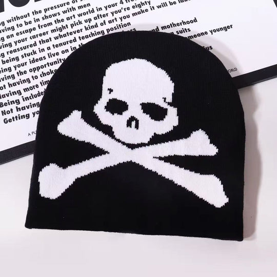 Herren Strickmütze und Schal Set, gefüttert