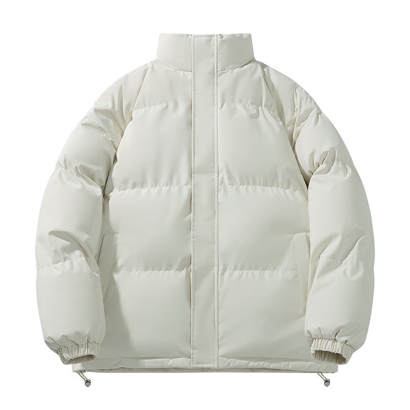 Gefütterte Herren-Steppjacke im Oversize-Look