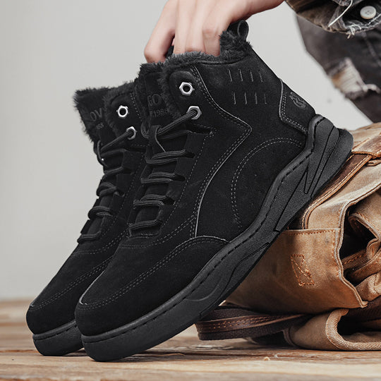 Gefütterte Herren-High-Top-Freizeitschuhe