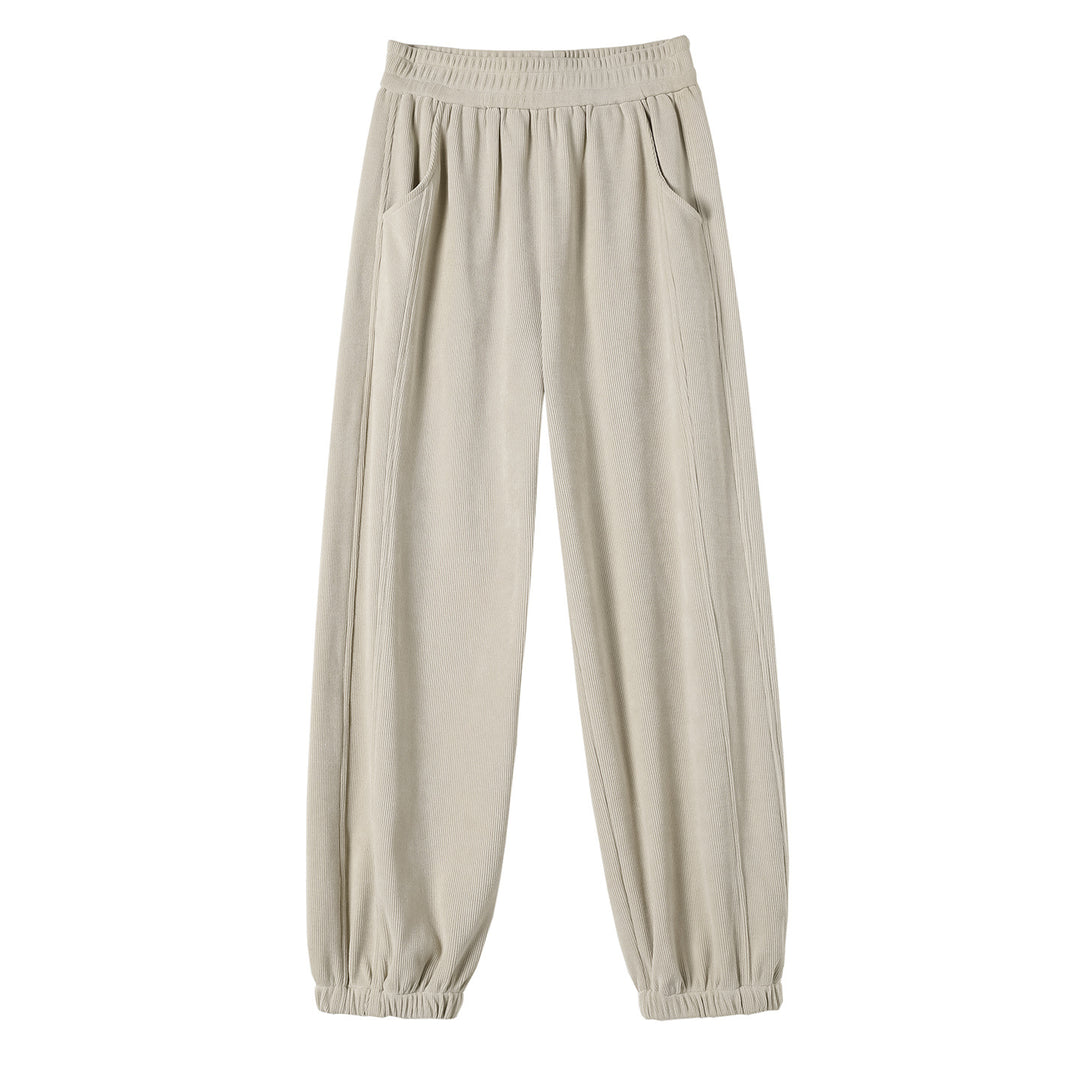 Damen-Freizeithose aus Chenille, gefüttert