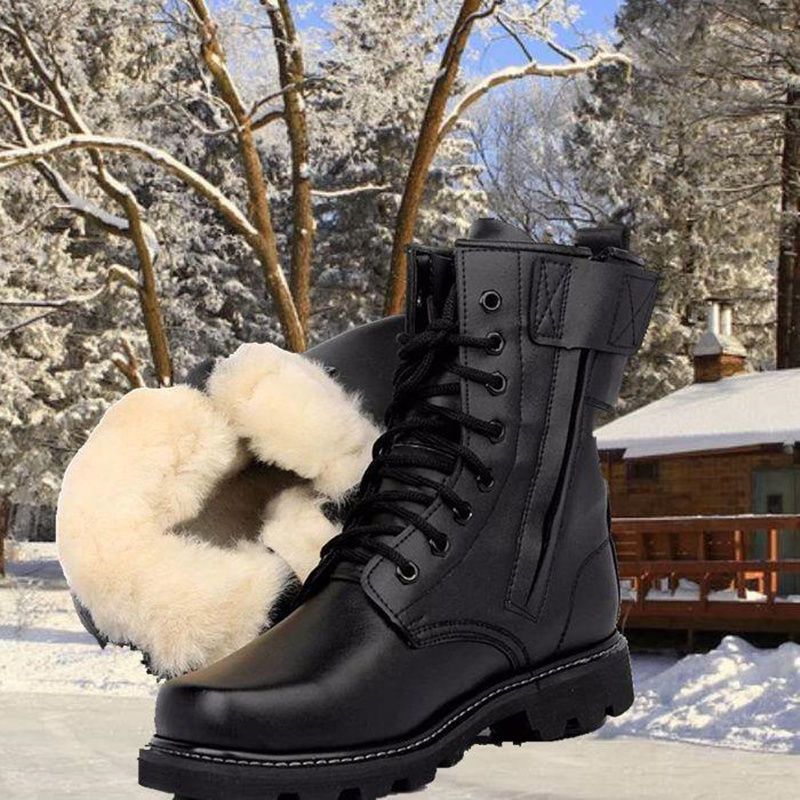 Robuste Herren-Arbeitsstiefel mit hohem Schaft