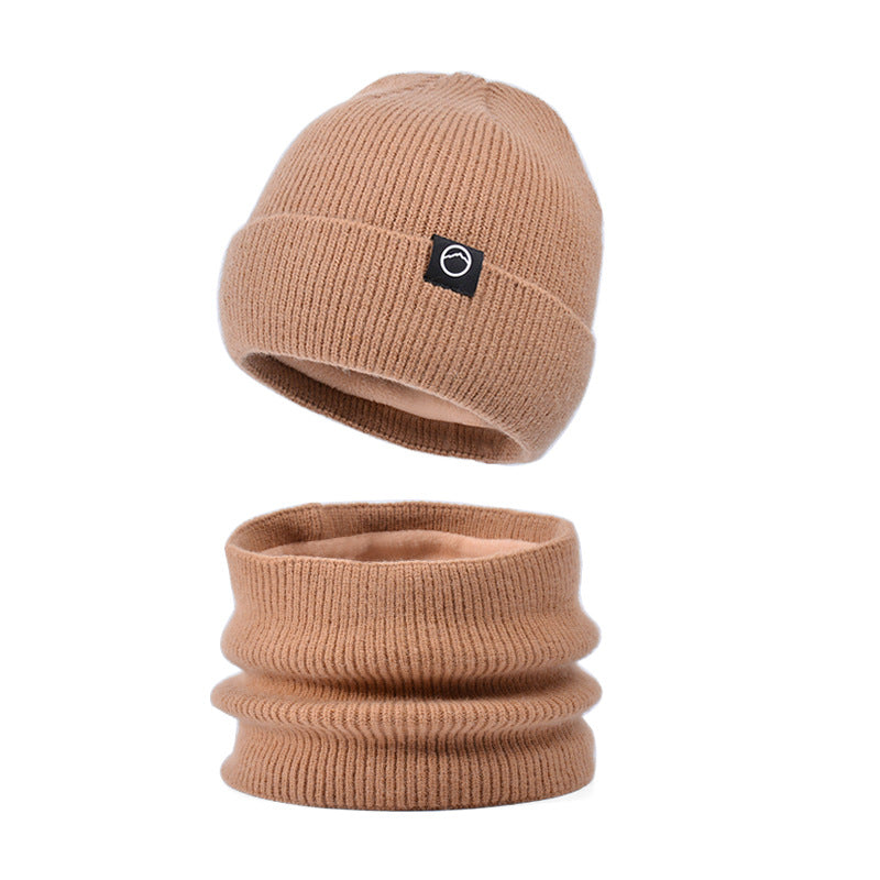 Strickmützen- und Schal-Set für Herren, wärmend