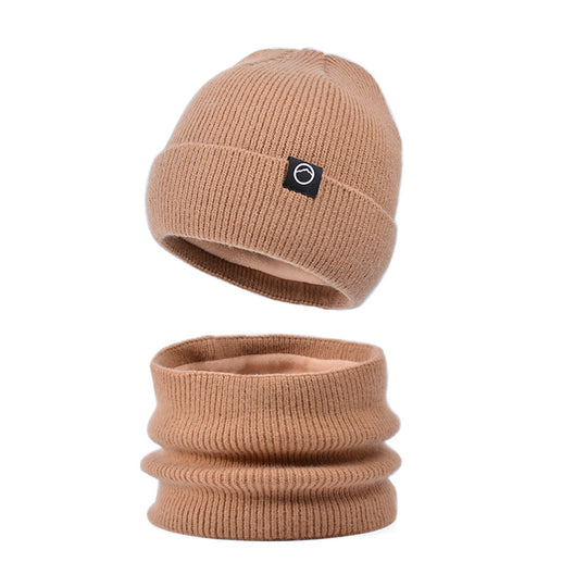 Strickmützen- und Schal-Set für Herren, wärmend