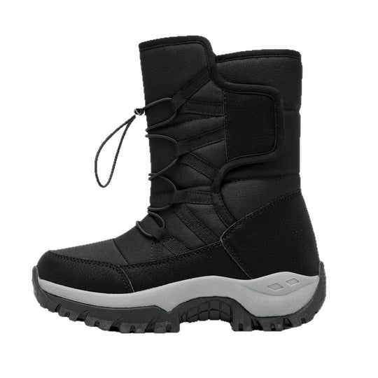 Gefütterte Herren-Winterstiefel, wasserabweisend