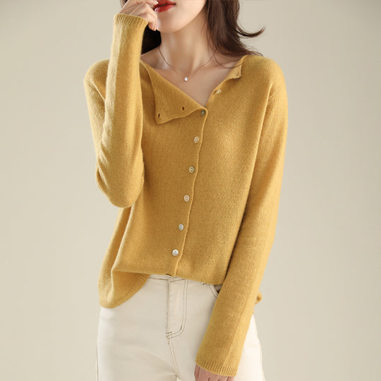 Damen-Strickjacke mit Knopfleiste
