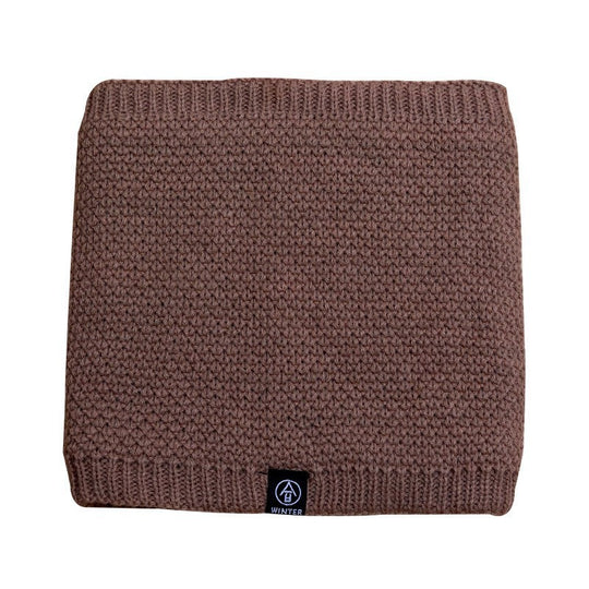 Gestrickter Schlauchschal, gefüttert