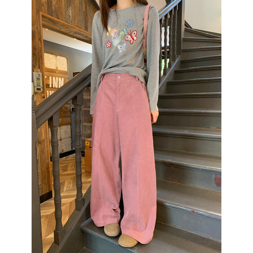 Vintage Kord-Hose mit Teilungsnähten