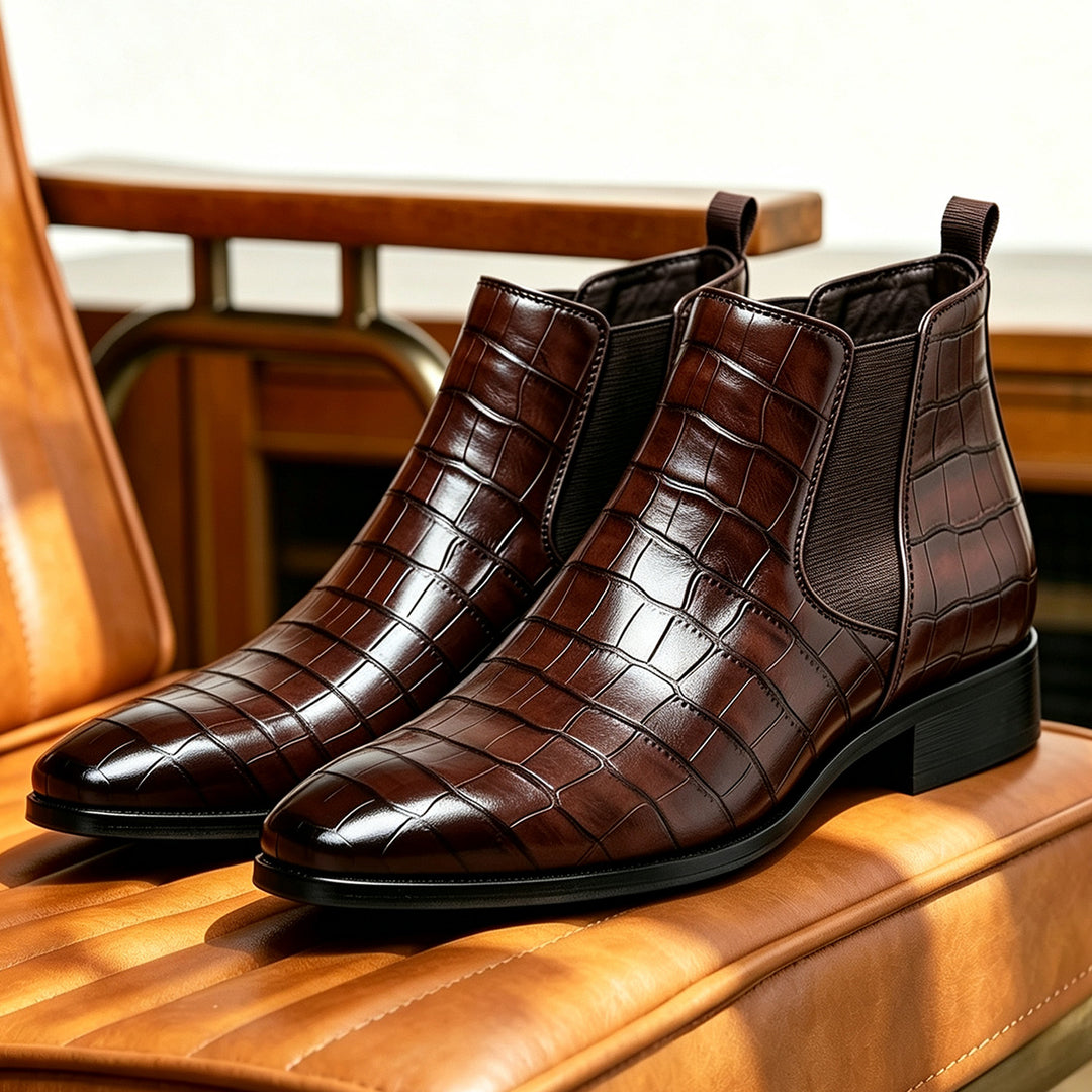 Modische Herren-Chelsea-Boots im Vintage-Stil