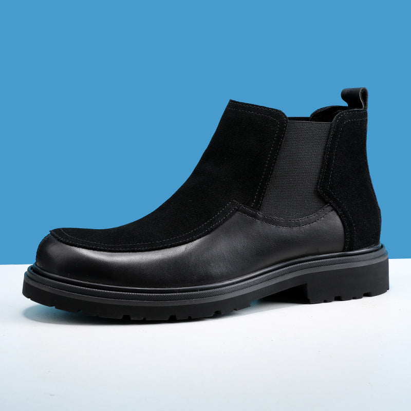 Herren-Chelsea-Stiefel, gefüttert, klassisches Design