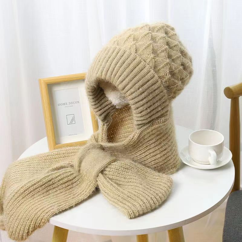 Strickmütze und Schal Set