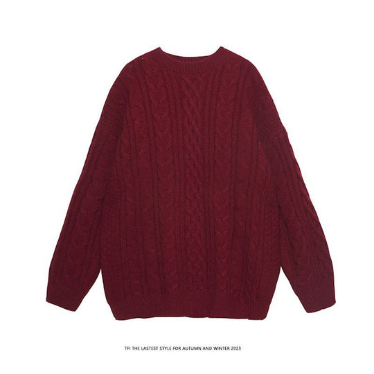 Herren- und Damen-Strickpullover, weich, angenehm