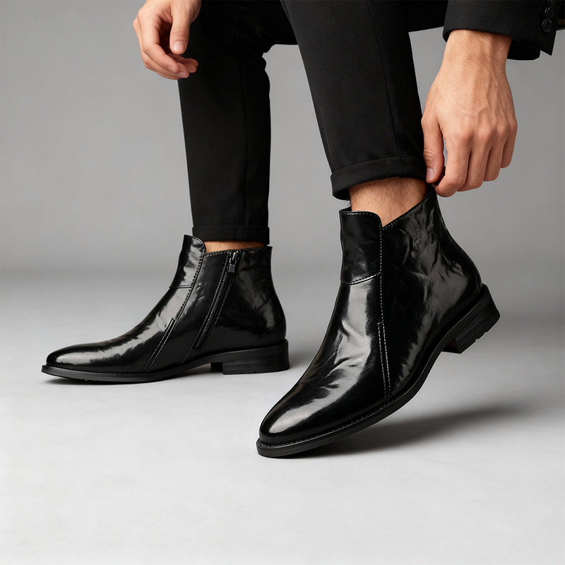 Elegante Herren-Chelsea-Stiefel im Vintage-Stil
