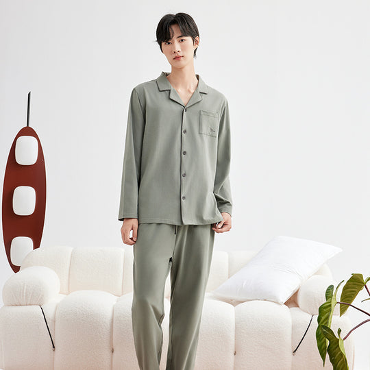 Damen-Pyjama-Set aus angerauter Baumwolle