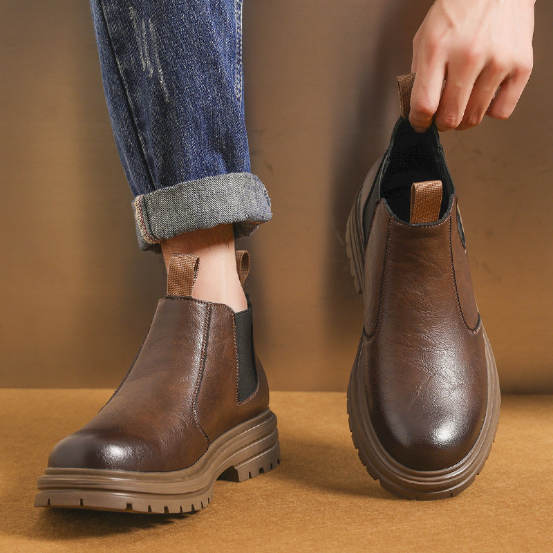 Herren-Chelsea-Stiefel, klassisch und wärmend
