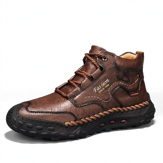 Herren-Stiefeletten mit Plateausohle, gefüttert oder ungefüttert