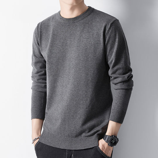 Herren-Pullover mit Rollkragen, gefüttert