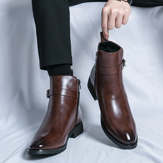 Herren-Stiefeletten mit Reißverschluss