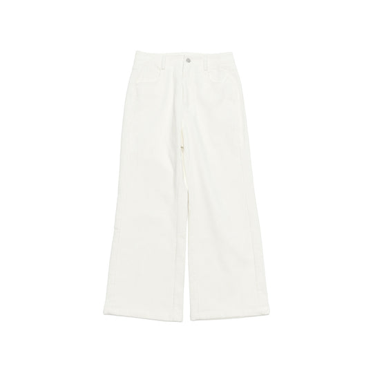 Damen-Cordhose, hoch tailliert, Baumwolle, H63752