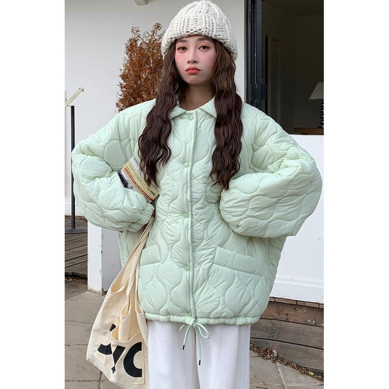 Gesteppte Winterjacke mit Lammfleece-Futter