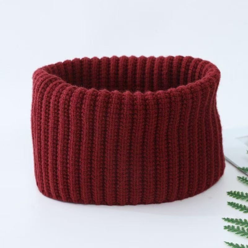 Gestrickter Halswärmer aus Wolle