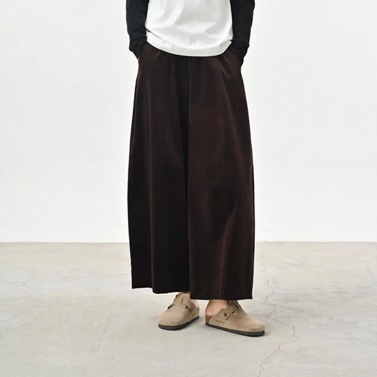 Retro-Cordhose mit elastischem Bund