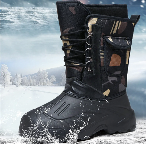 Winter-Angelstiefel, wasserdicht, rutschfest, EVA