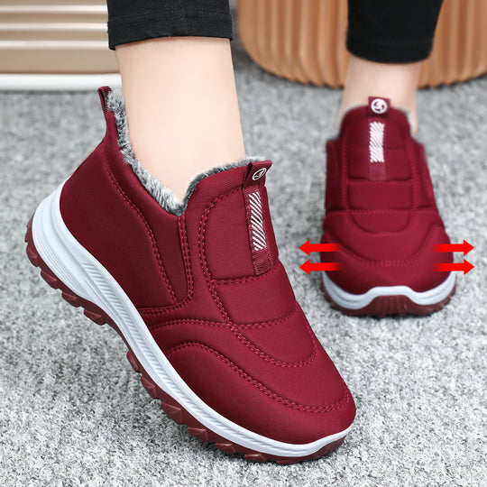 Gefütterte Winterstiefel für Damen und Herren, rutschfest
