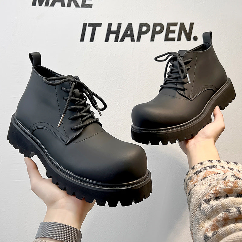 Herren-Arbeitsstiefel mit dicker Sohle