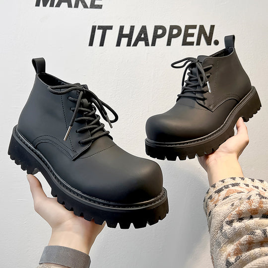 Herren-Arbeitsstiefel mit dicker Sohle