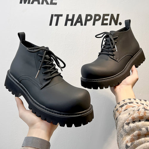 Herren-Arbeitsstiefel mit dicker Sohle