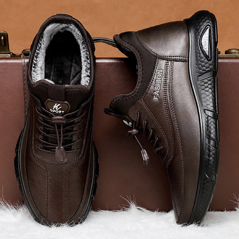 Warme Herren-Winterstiefel, gefüttert