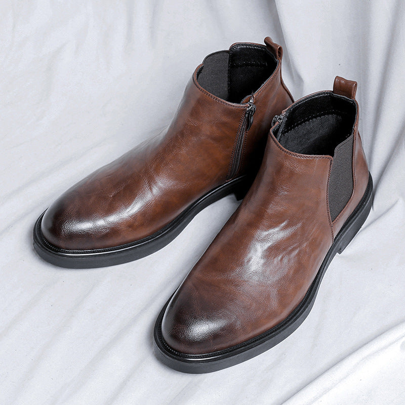 Herren-Chelsea-Boots, Business-Stil, 85711-R