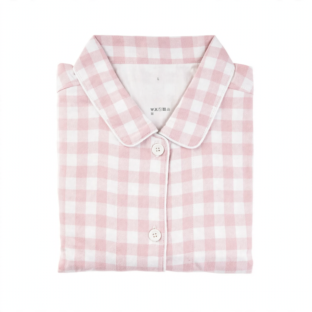 Schlafanzug aus Flanell-Baumwolle für Damen und Herren