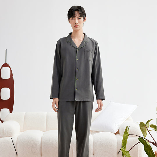 Damen-Pyjama-Set aus angerauter Baumwolle