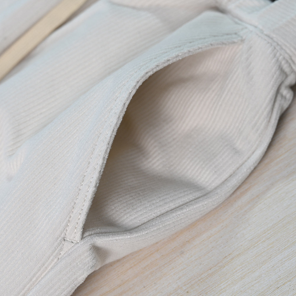Kord-Freizeithose für Damen, elastischer Bund