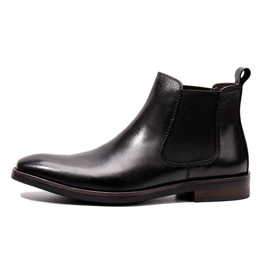 Herren-Chelsea-Stiefel aus Rindsleder