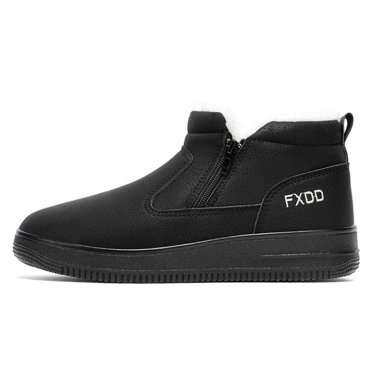 Gefütterte Herren-Winterstiefel, wasserabweisend, Schlupfmodell