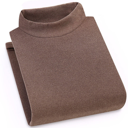 Herren-Strickpullover mit Stehkragen, wärmend und elastisch