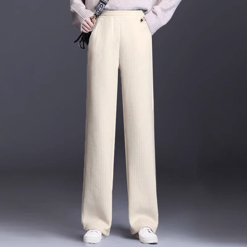 Gefütterte Kord-Hosen für Damen