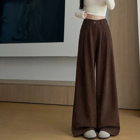 Damen-Cordhose, weit geschnitten, verschiedene Farben