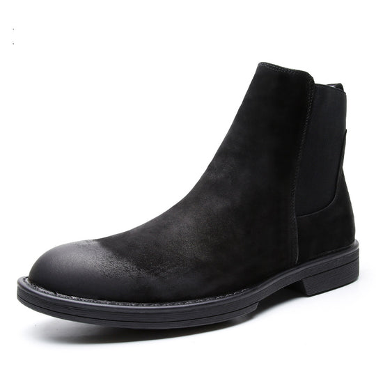Herren-Chelsea-Stiefel aus Leder