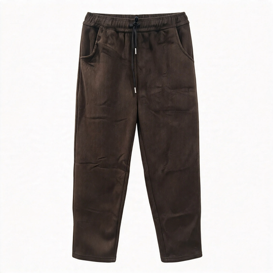 Kord-Hose mit weitem Bein, hoch tailliert, Herbst/Winter